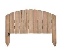 VERDELOOK Vampiro, Staccionata in Legno impregnato per Creare Una Recinzione a Onda, 54x27x47 cm