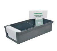 Verdemax - 2248 - Kit Orto urbano - 115 x 58 x 28 cm - PE - antracite - Verdemax - 91939 - Conf. da 1 Pz. - 2248