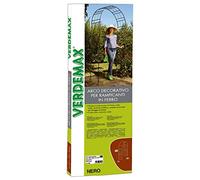 ARCO IN ACCIAIO DA GIARDINO CM 110X35X225 VERDEMAX ROSE PIANTE