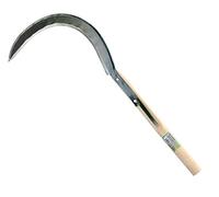 Verdemax 3818 Cantoniere Falce forgiata con Manico in Legno Sagomato