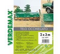 Verdemax 4691 - Telone con Occhielli, 90 g/m², 2 x 3 m, Colore: Verde