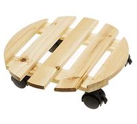 Verdemax 5150 carrello tondo in legno naturale 30 cm
