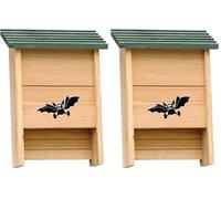 Verdemax 5743 Casetta per Pipistrelli, 23 x 9 x 33 cm (Confezione da 2)