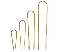 Verdemax 6640 - Anelli a U in bambù, Diametro 8-10 mm, Altezza 60 cm, 3 Pezzi