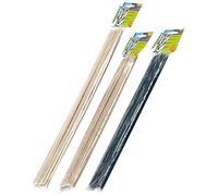 Verdemax 6686 60 cm Altezza bambù supporto gioco mazzo - Naturale (10 pezzi)