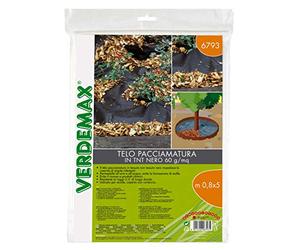 Verdemax 6793 Telo Pacciamatura In Tnt Nero Mt 0,8X5