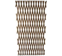 Verdemax 7561 - Traliccio Estensibile in PVC, 3 x 1 m, Colore: Marrone