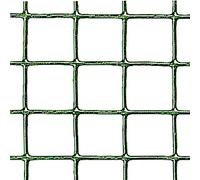 Verdemax 9054 Rotolo Rete Metallica Quadrata plastificata 1 x 5 m, Colore: Verde