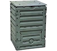 Verdemax Composter, 300 l, Resistente ai Raggi UV, con Patta Inferiore