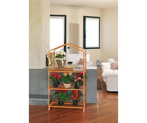 Verdemax Serra per Piante Azalea con 3 Ripiani IBISCUS cm 70x50x125 in Kit Montaggio