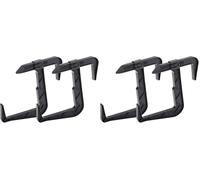 VERDENIA 23834 - Supporto per fioriera da balcone, accessorio esterno in plastica, leggero, stabile, molti colori, due pezzi, 23834 grafite (Confezione da 2)