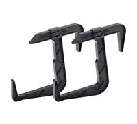 VERDENIA 23834 - Supporto per fioriera da balcone, accessorio esterno in plastica, leggero, stabile, molti colori, due pezzi, 23834 grafite