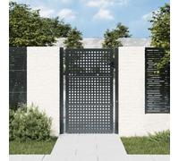 Verderoom Cancello Giardino Esterno, Cancelletto Giardino, Cancelli in Ferro, Cancello Giardino, Cancello da Giardino Antracite 105x175 cm Acciaio