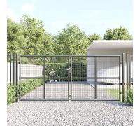Verderoom Cancello Pedonale da Esterno, Cancelli in Ferro, Cancello Pedonale, Cancello Giardino Rete in Acciaio Zincato Antracite 300x175 cm
