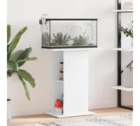 Verderoom Mobile Acquario, Mobiletto per Acquario, Supporto Acquario, Acquario Supporto Robusto in Legno Multistrato Bianco 60,5x36x72,5 cm