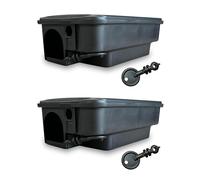 VerdeVita Porta Esche Topicida Contro Topi e Ratti - Trappole Porta Escha per Roditori - Porta Esche Professionali Contro Topi e Ratti - Idonee HACCP