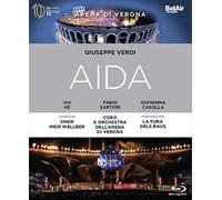 Aida: Arena Di Verona (Meir Wellber) (Blu-ray) Hui He Fabio Sartori