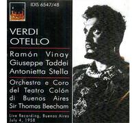 Verdi,Giuseppe. - Otello. Live Recording, Buenos Aires, July 4, 1958. Ramon Vina