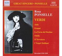 Rosa Ponselle – Sings Verdi – CD audio – NAXOS