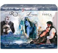 Giuseppe Verdi / Giacomo Puccini - 3 Live Operas: Rigoletto, La Traviata, Tosca