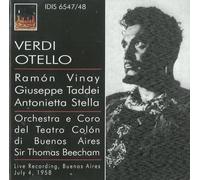 Verdi,Giuseppe. - Otello. Live Recording, Buenos Aires, July 4, 1958. Ramon Vina