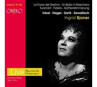 Ingrid Bjoner La Forza Del Destino/Un Ballo in Maschera/Turandot/Fidelio... (CD)