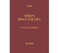 Verdi Simon Boccanegra Canto e Pianoforte | Libretto Italiano Completo Spartito di Opera | Musica Classica Cantanti e Insegnanti | Edizione di Studio e Opera Romantica Copertina Rigida Lirica
