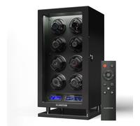 Klarstein Verdon 8 - Caricatore per 8 orologi, 3 modalità, 5 velocità, LED, telecomando