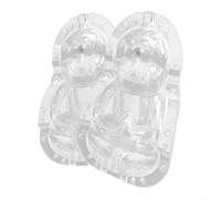 Verdure che formano per la muffa 5cm plastica trasparente 2 Pack verdure | Crea forme uniche, esperienza di crescita a sorpresa, design trasparente, dimensioni 5 cm, adatto per frutti