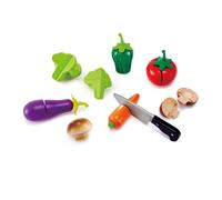 VERDURE DA ORTO garden vegetables HAPE gioco di imitazione IN LEGNO 8 pezzi E316