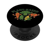 Verdure felici vegane a base vegetale PopSockets PopGrip Adesivo