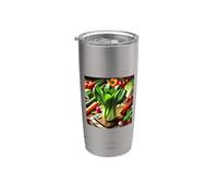Verdure sane di Bok Choy Bicchiere termico in acciaio inox doppia parete