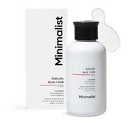 Verem Detergente viso minimalista al 2% di acido salicilico per pelle grassa | Senza solfati, anti acne detergente viso con Lha e zinco per acne o brufoli | Uomini e donne 100 ml