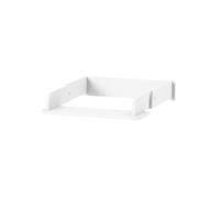 Veres - Fasciatoio pieghevole per cassettiera, larghezza 60 cm, colore: Bianco