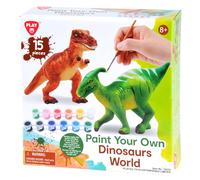 Verf je eigen Polyresin T-Rex/Parasaurolophus 2pk