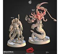 Verfluchter Mago Mimica Miniatura Set Ripiano Tavolo Encounter Figura per D 5e