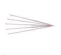 Verga di rame, Asta tonda in rame da 2 pezzi, for materiale manico, supporti, artigianato in metallo, hobby for la lavorazione dei metalli, lunga 400 mm/diametro 1,3 mm(Diameter1.3Mm)