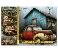 Vergessene Helden (Wandkalender 2027 DIN A2 quer), CALVENDO Monatskalender: Verlassene Oldtimer voller Charme, Patina und Geschichte - stimmungsvolle ... zwischen Nostalgie und ländlicher Romantik.