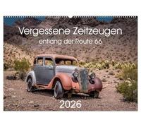 Vergessene Zeitzeugen entlang der Route 66 (Wandkalender 2026 DIN A2 quer), CALVENDO Monatskalender: Zeitzeugen entlang der westlichen Route 66 in zahlreichen Bildern dokumentiert