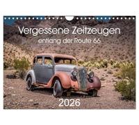 Vergessene Zeitzeugen entlang der Route 66 (Wandkalender 2026 DIN A4 quer), CALVENDO Monatskalender: Zeitzeugen entlang der westlichen Route 66 in zahlreichen Bildern dokumentiert