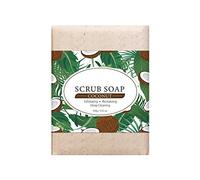 Vergeture Sapone gommante per il viso con olio di noce di sapone esfoliante per il corpo per il viso realizzato con ingredienti Fragranza aggiornata Olio di Mandorla Dolce Bio (Beige, One Size)
