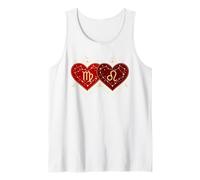 Vergine Leo Love Camicia San Valentino Zodiaco Eterna Coppia Canotta