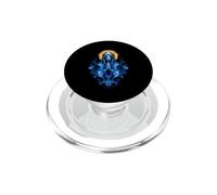 Vergine Maria Blu Preghiera Sacro Cattolico Icona Devozionale PopSockets PopGrip per MagSafe