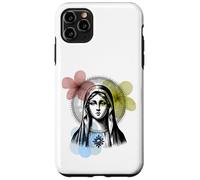 Vergine Maria con grafica vintage fiori Custodia per iPhone 11 Pro Max