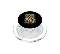 Vergine Maria Giglio Floreale Vintage Cattolico Arte devozionale PopSockets PopGrip per MagSafe