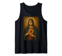 Vergine Maria | Heart Immacolato di Maria | Icona cattolica Canotta