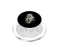 Vergine Maria Pregare Monocromatico Cattolico Devozionale Icona PopSockets PopGrip per MagSafe