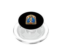 Vergine Maria Preghiera Vintage Floreale Cattolico Devozionale Icona PopSockets PopGrip per MagSafe