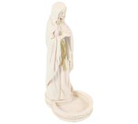 Vergine Maria Statua da 8 pollici Benedetta Madre Maria Statua Resin Rosario Porta per la scultura religiosa Tabletop Decorvirgin Catholic