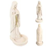 Vergine Maria Statues da 8 Pollici benedette Madre Maria Statua Resin Rosario Titolare per la Scultura Religiosa da Tavolo Decorazione cattolica